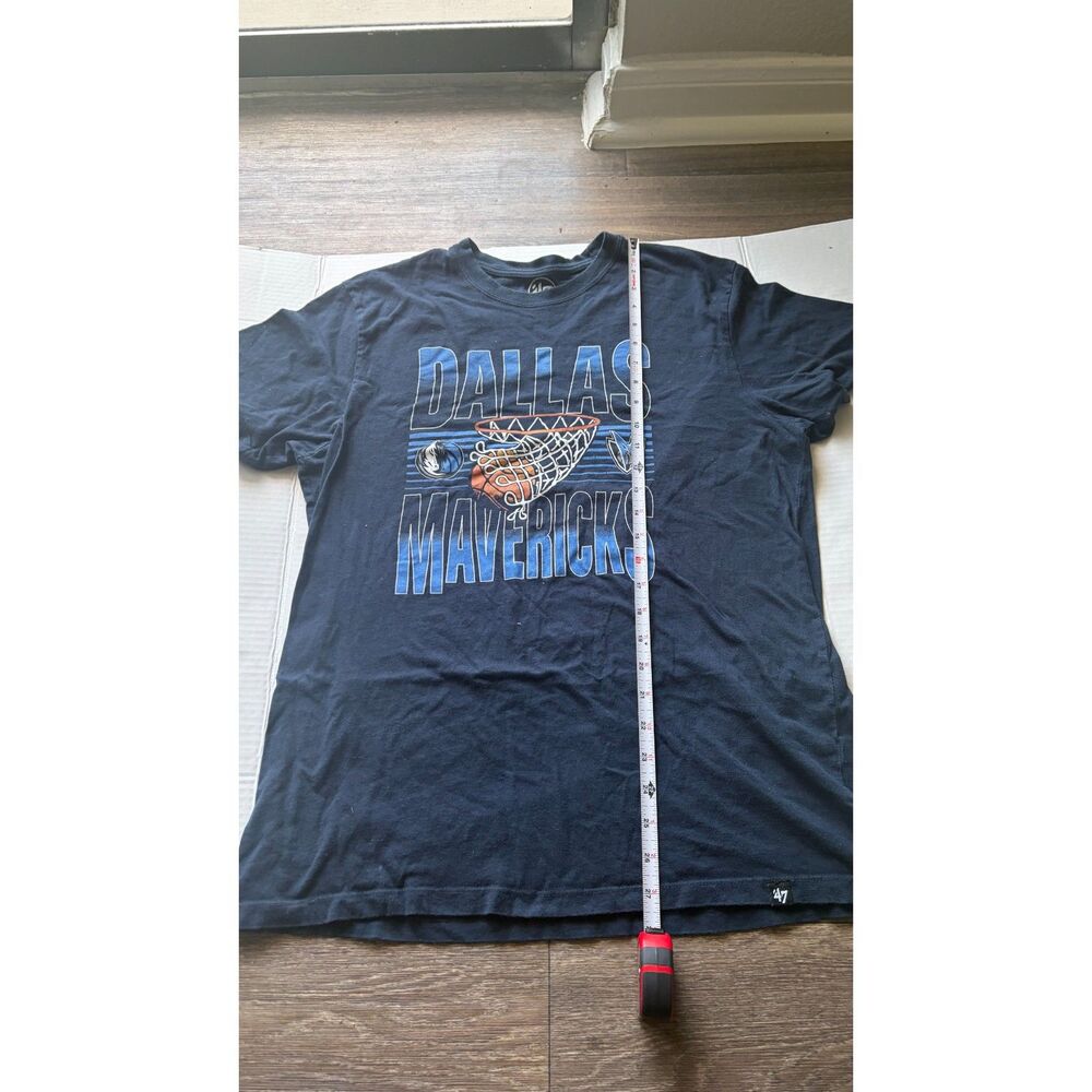 '47 Dallas Mavericks Graphic T-Shirt NBA Basketball Blue Men's Tee